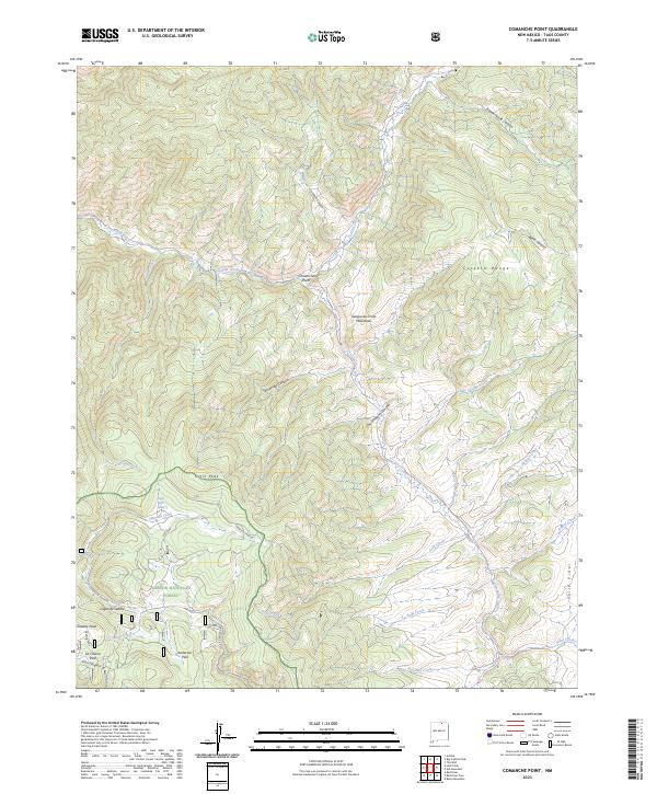 Comanche Point topographic map thumbnail
