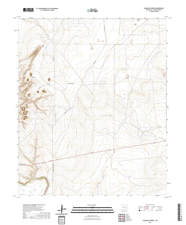 Comanche Spring topographic map thumbnail