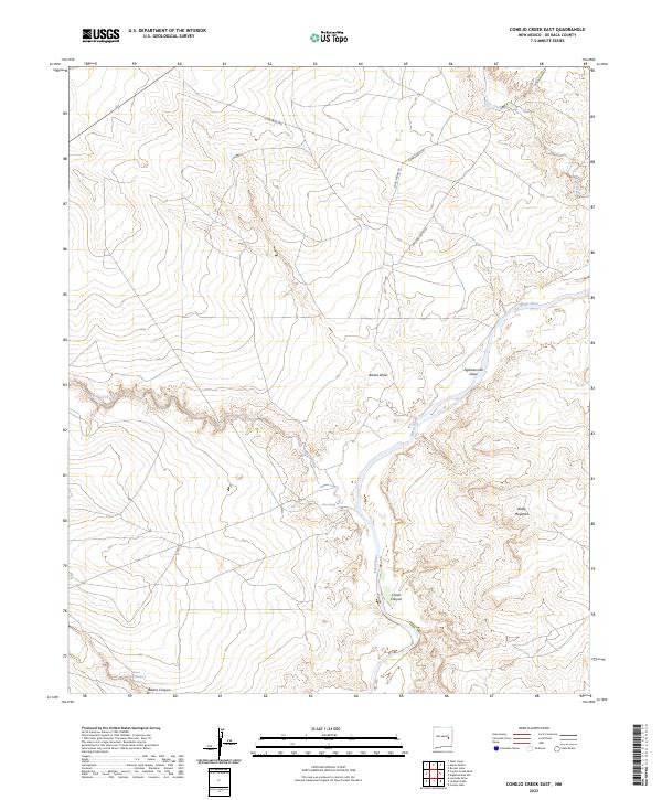 Conejo Creek East topographic map thumbnail