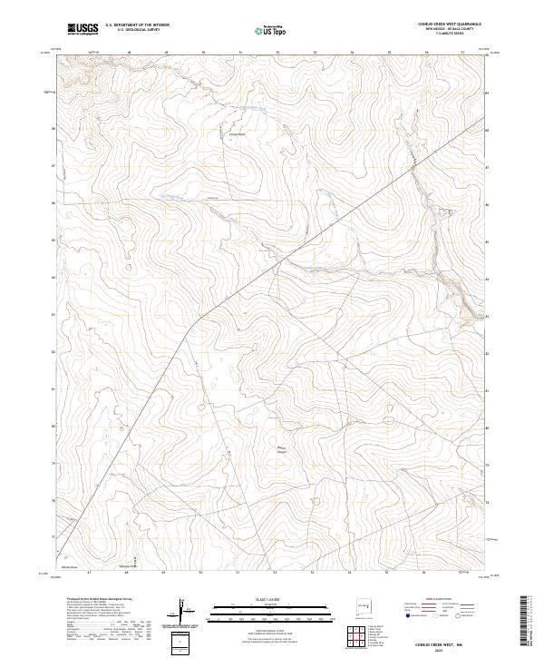 Conejo Creek West topographic map thumbnail