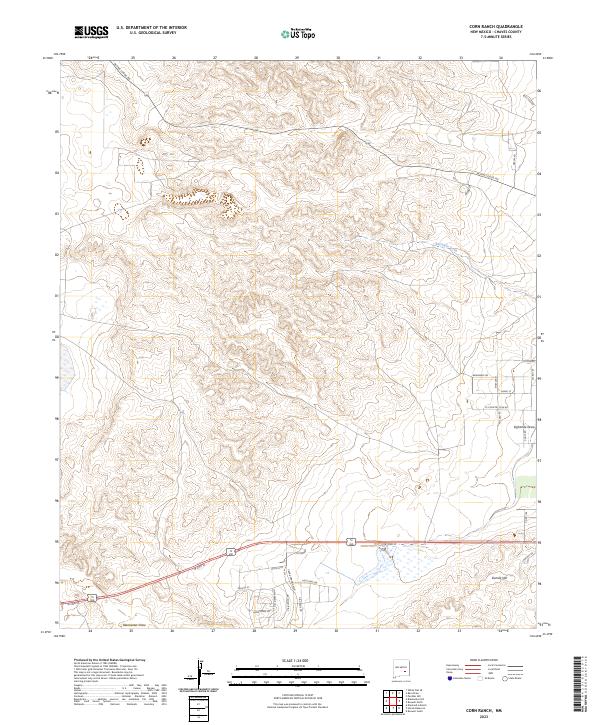 Corn Ranch topographic map thumbnail
