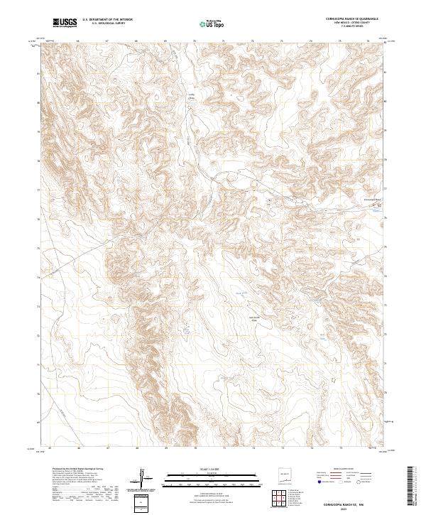 Cornucopia Ranch SE topographic map thumbnail
