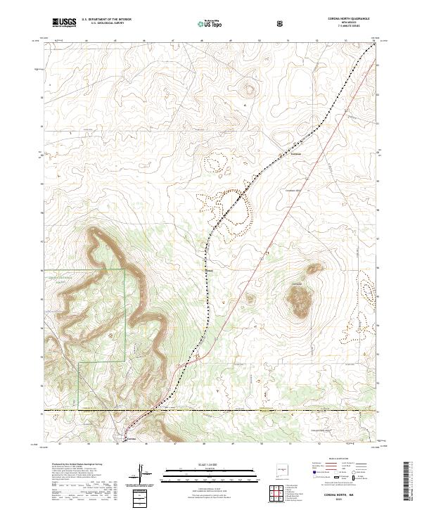 Corona North topographic map thumbnail