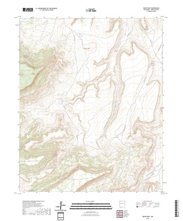 Crow Point topographic map thumbnail