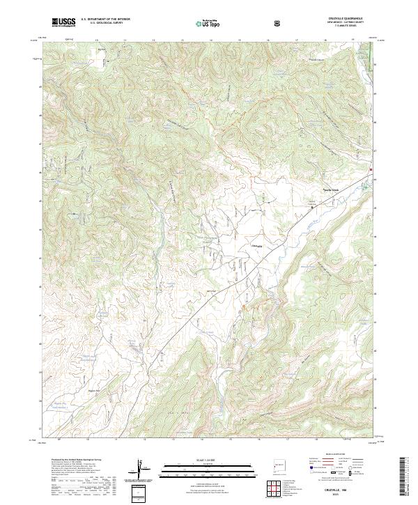 Cruzville topographic map thumbnail