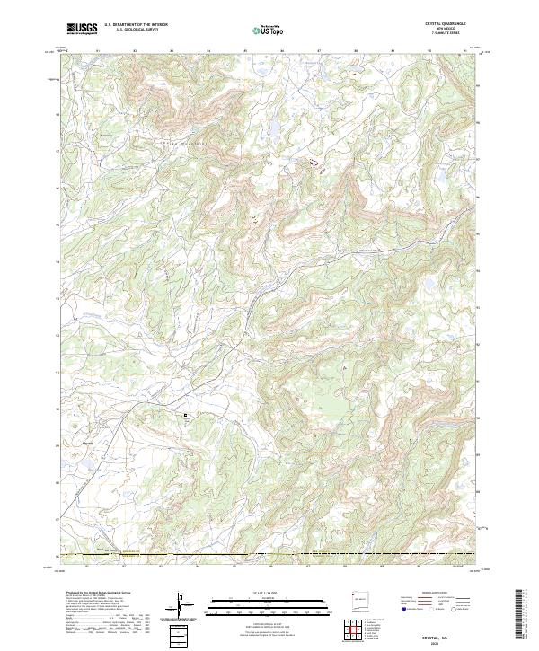Crystal topographic map thumbnail