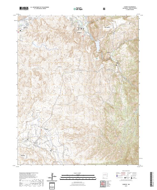 Cundiyo topographic map thumbnail