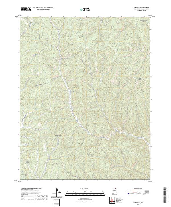 Curtis Camp topographic map thumbnail