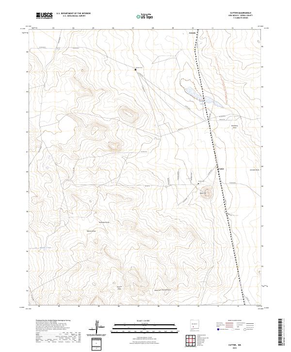Cutter topographic map thumbnail