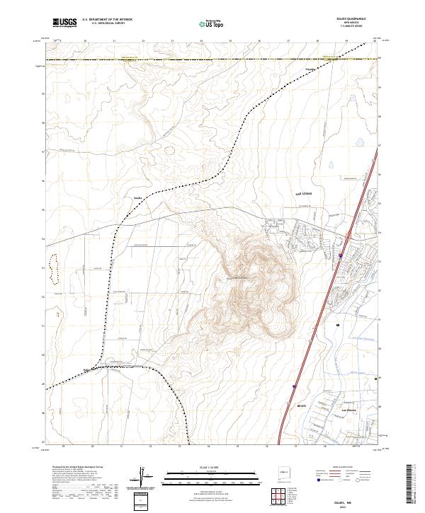 Dalies topographic map thumbnail