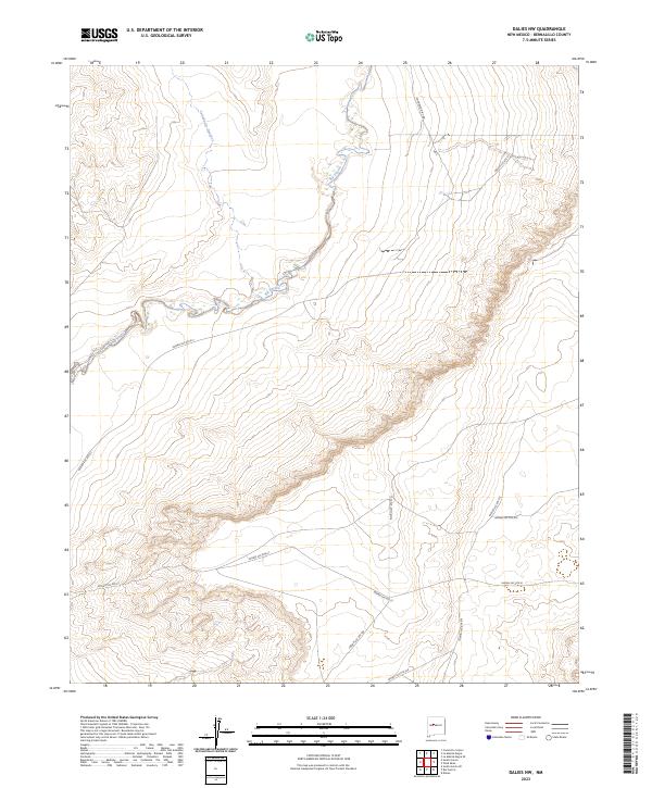 Dalies NW topographic map thumbnail