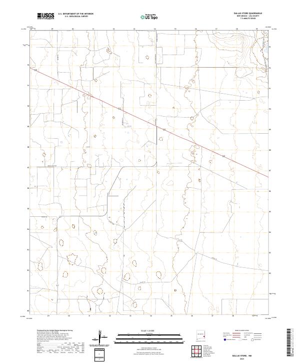 Dallas Store topographic map thumbnail