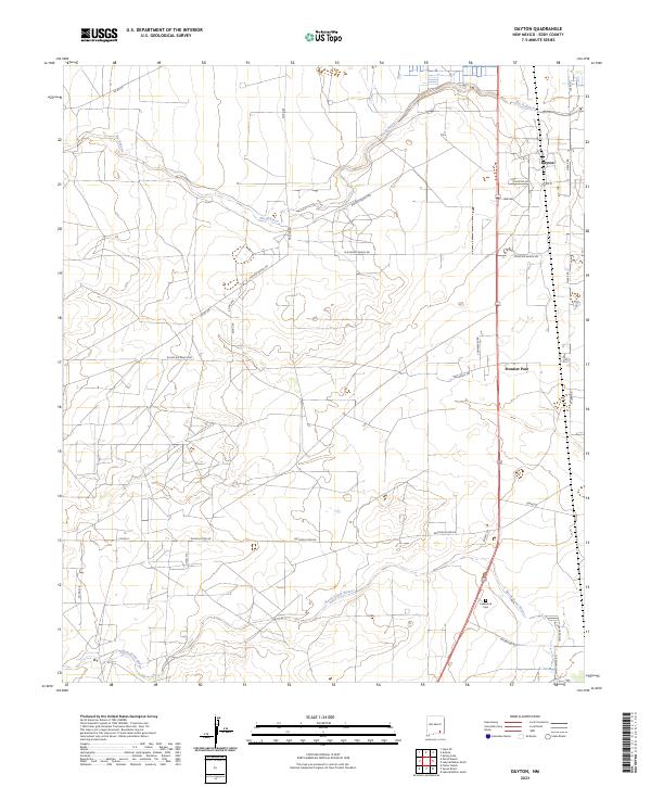 Dayton topographic map thumbnail