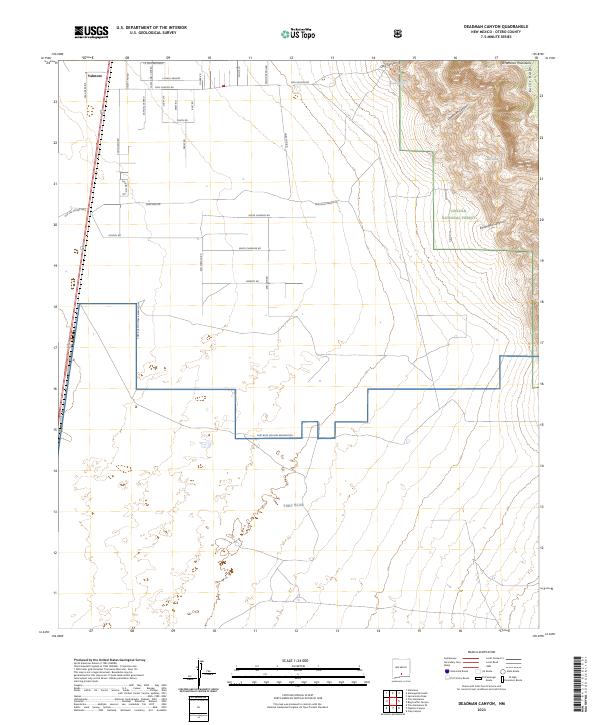 Deadman Canyon topographic map thumbnail