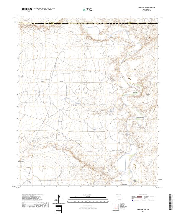 Deering Place topographic map thumbnail