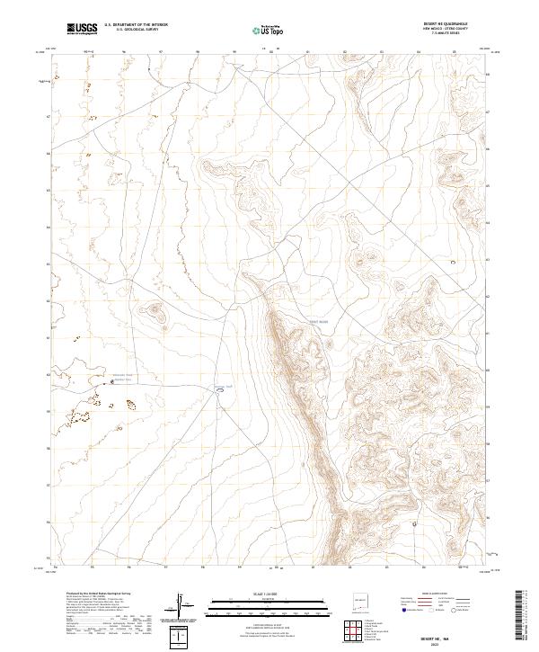 Desert NE topographic map thumbnail