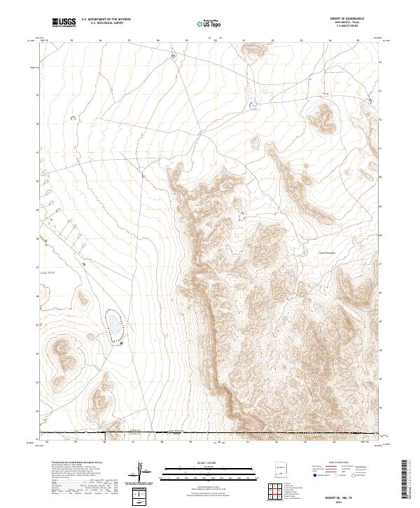 Desert SE topographic map thumbnail