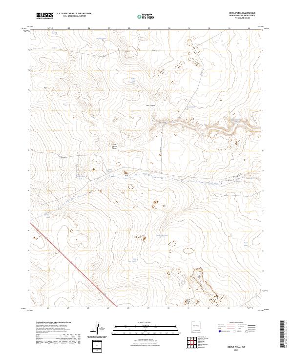 Devils Well topographic map thumbnail
