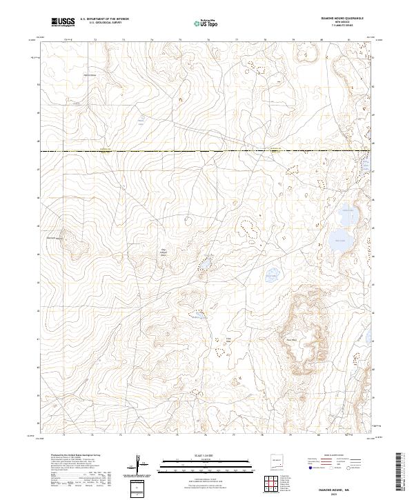 Diamond Mound topographic map thumbnail