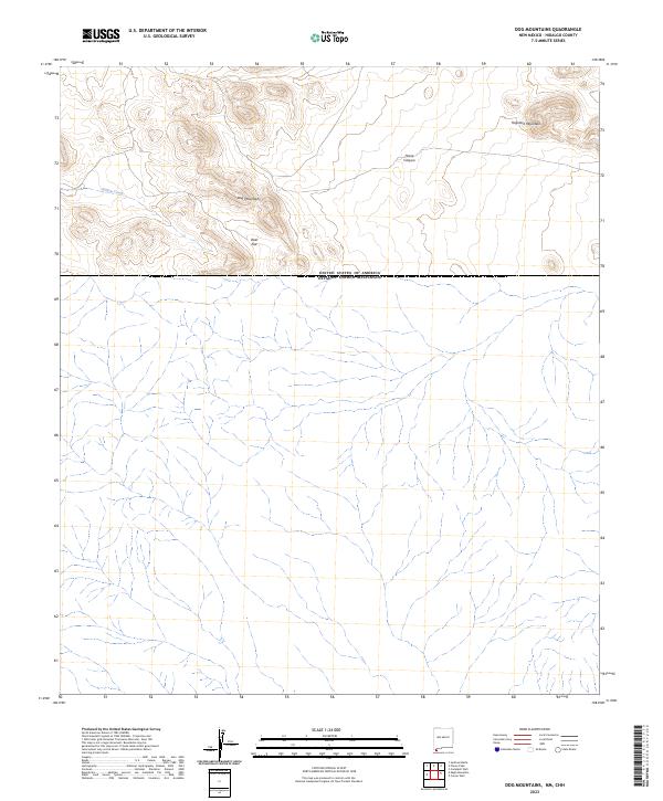 Dog Mountains topographic map thumbnail