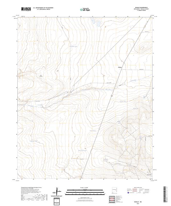 Dunlap topographic map thumbnail