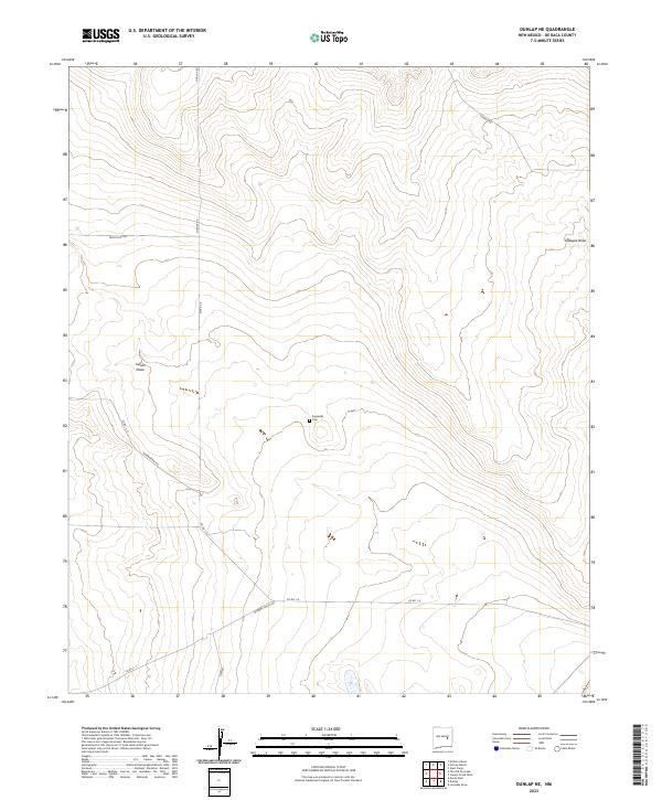 Dunlap NE topographic map thumbnail