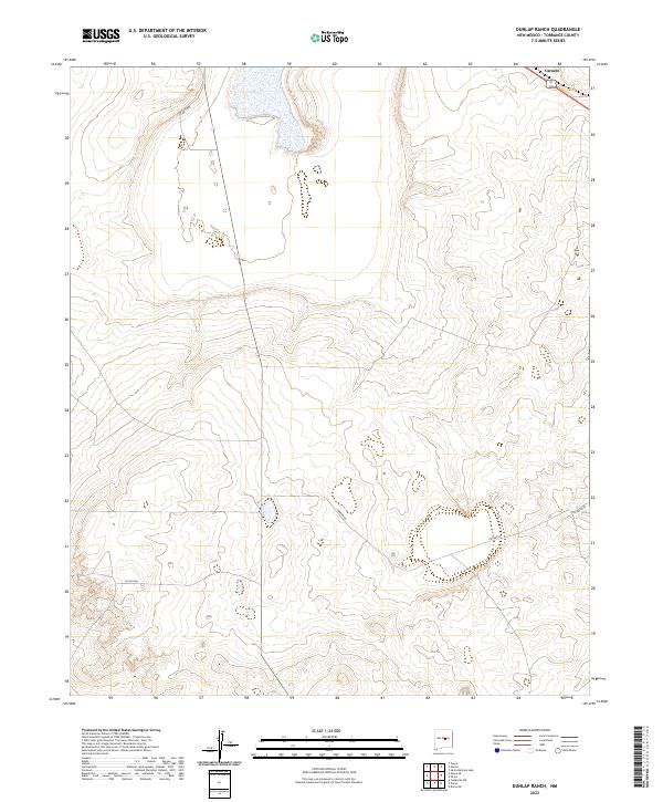 Dunlap Ranch topographic map thumbnail