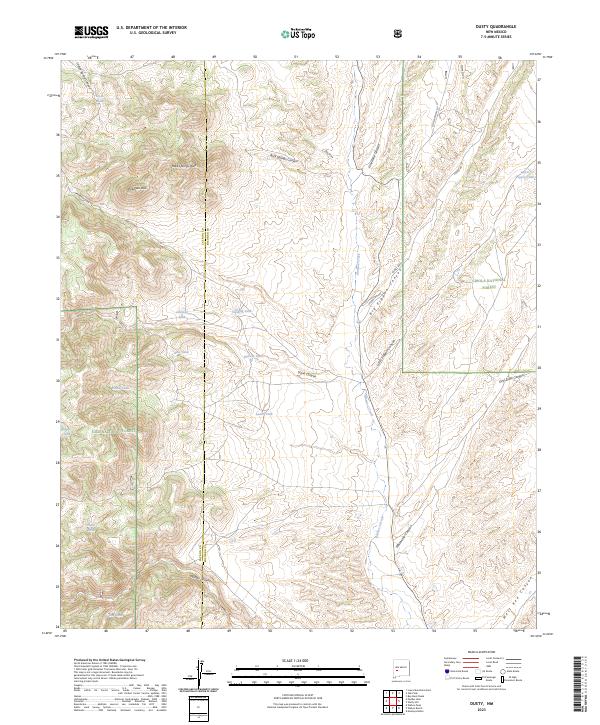 Dusty topographic map thumbnail