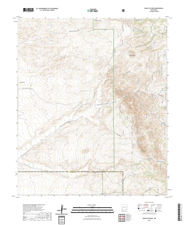 Eagle Eye Peak topographic map thumbnail