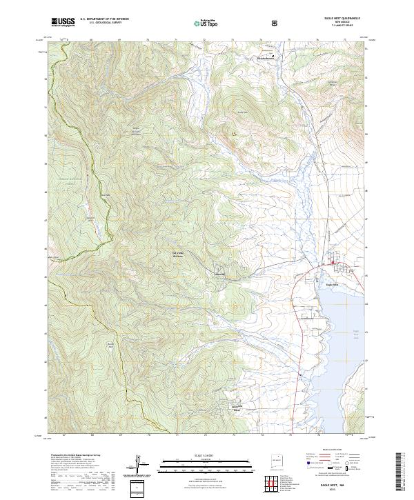 Eagle Nest topographic map thumbnail