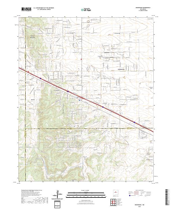 Edgewood topographic map thumbnail