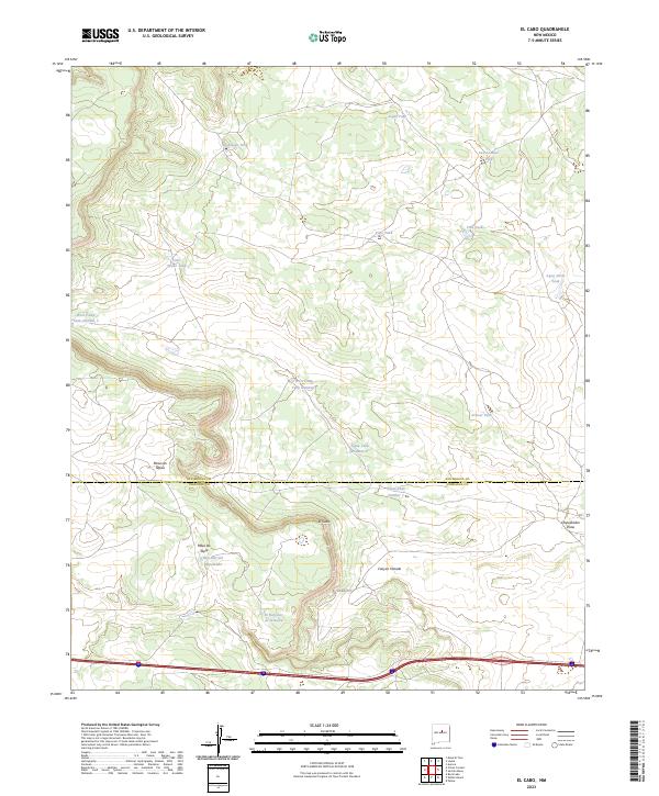 El Cabo topographic map thumbnail