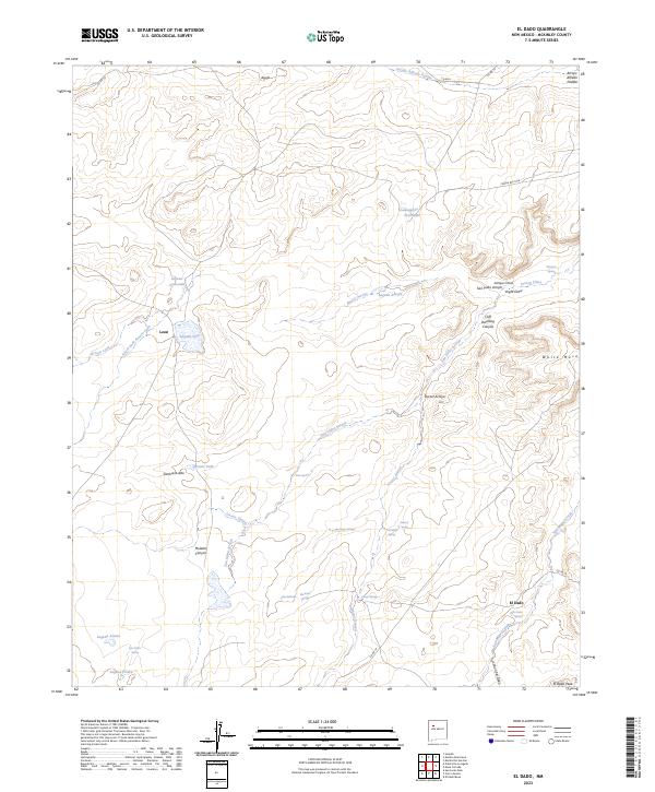 El Dado topographic map thumbnail