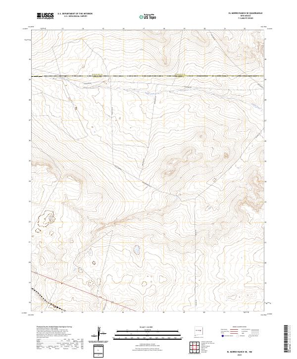 El Morro Ranch SE topographic map thumbnail