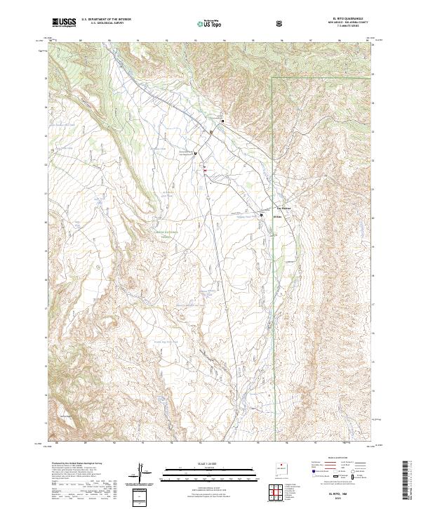 El Rito topographic map thumbnail