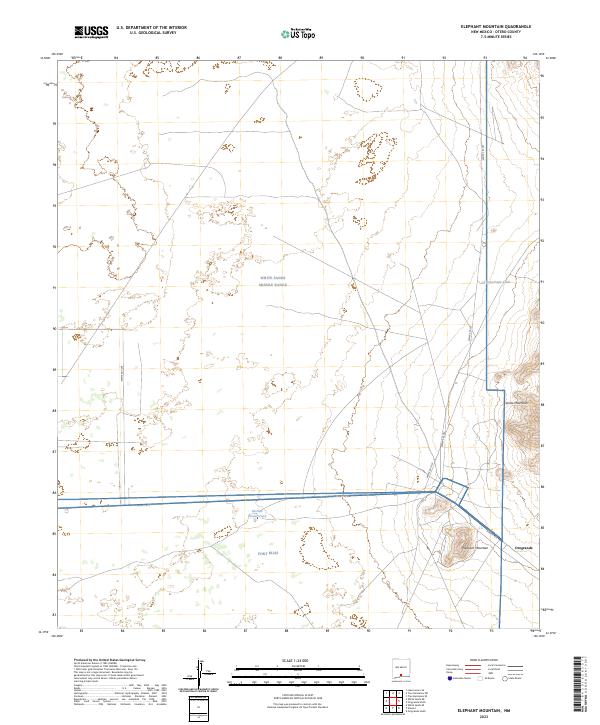 Elephant Mountain topographic map thumbnail