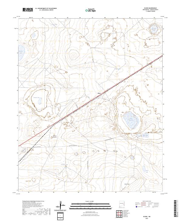 Elkins topographic map thumbnail
