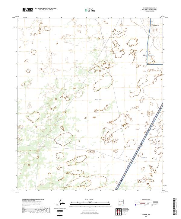 Elwood topographic map thumbnail