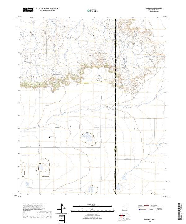 Endee Hill topographic map thumbnail