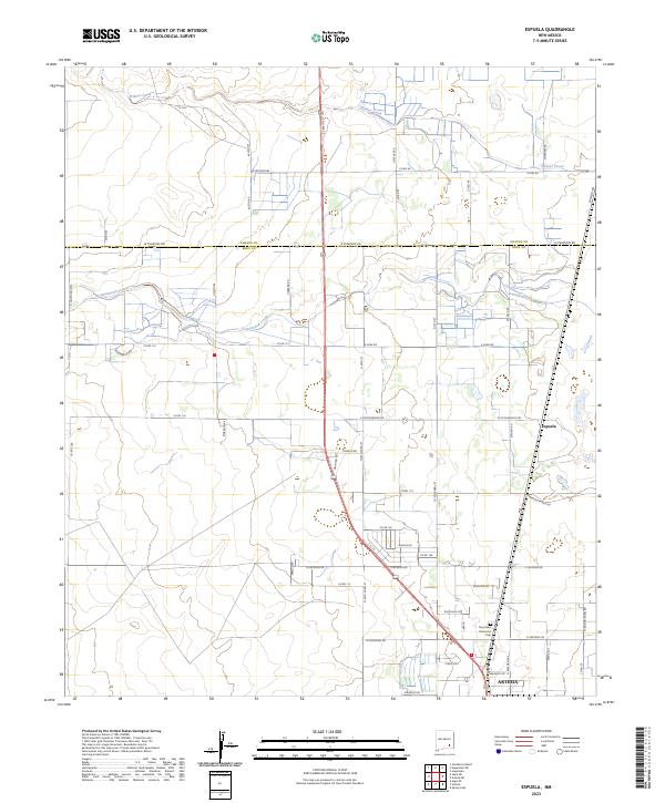 Espuela topographic map thumbnail