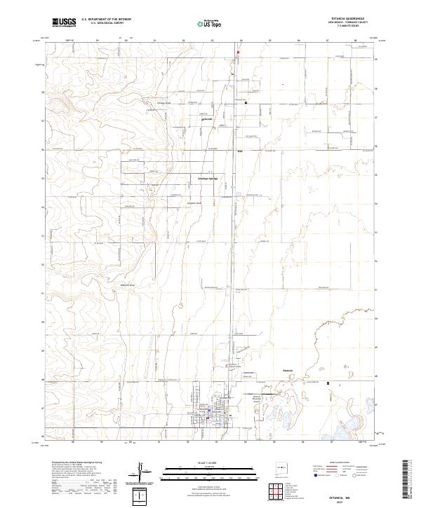 Estancia topographic map thumbnail