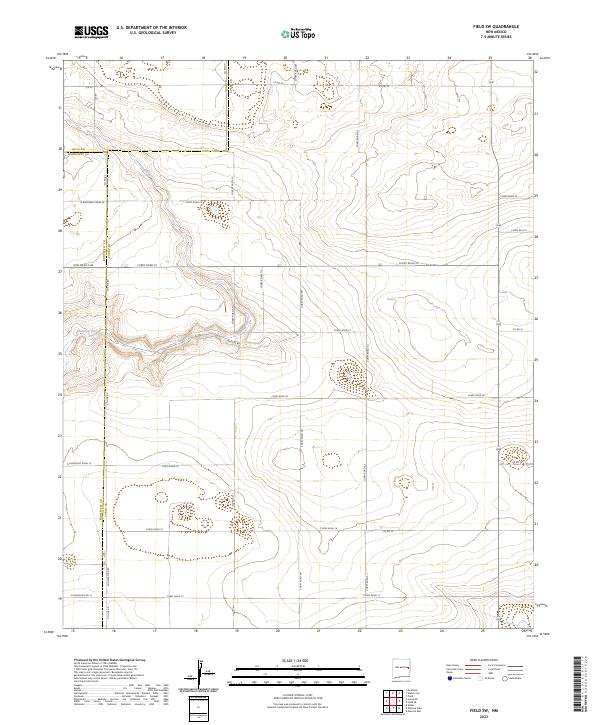 Field SW topographic map thumbnail
