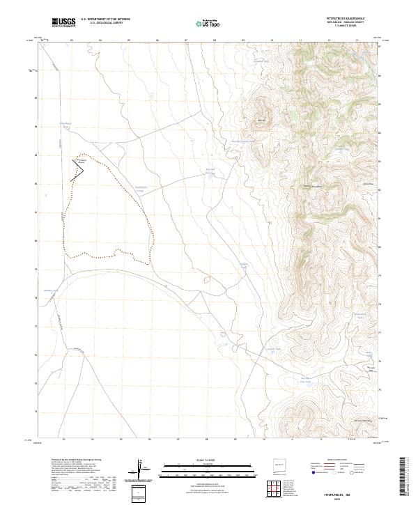 Fitzpatricks topographic map thumbnail