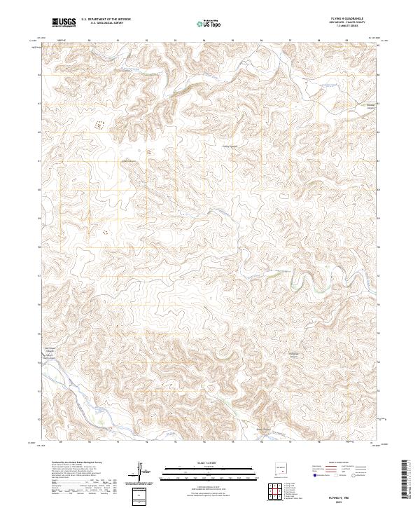 Flying H topographic map thumbnail