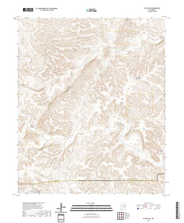 Flying H NE topographic map thumbnail