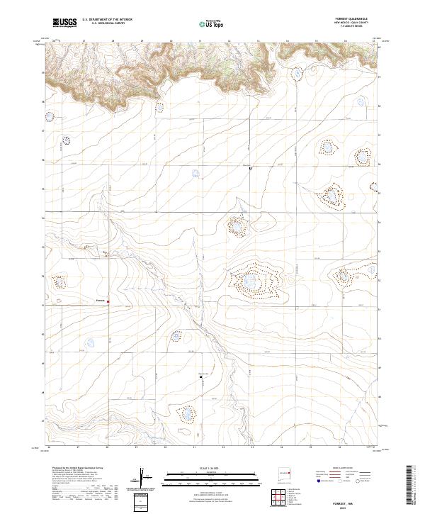 Forrest topographic map thumbnail