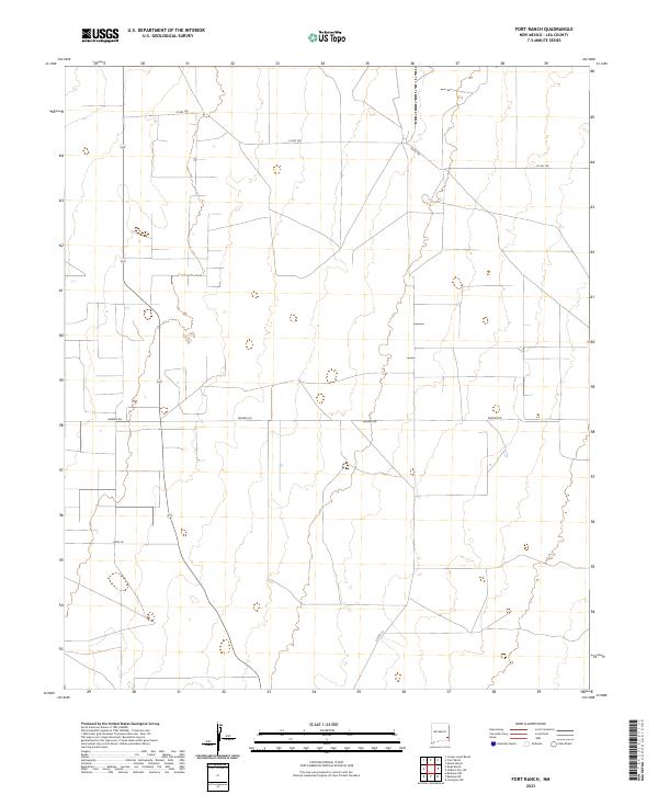 Fort Ranch topographic map thumbnail