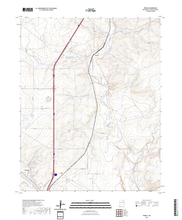French topographic map thumbnail
