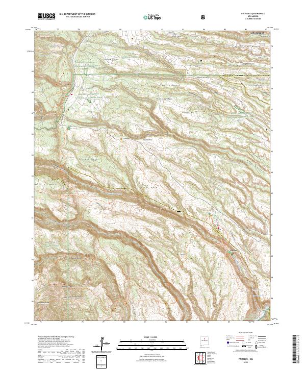 Frijoles topographic map thumbnail
