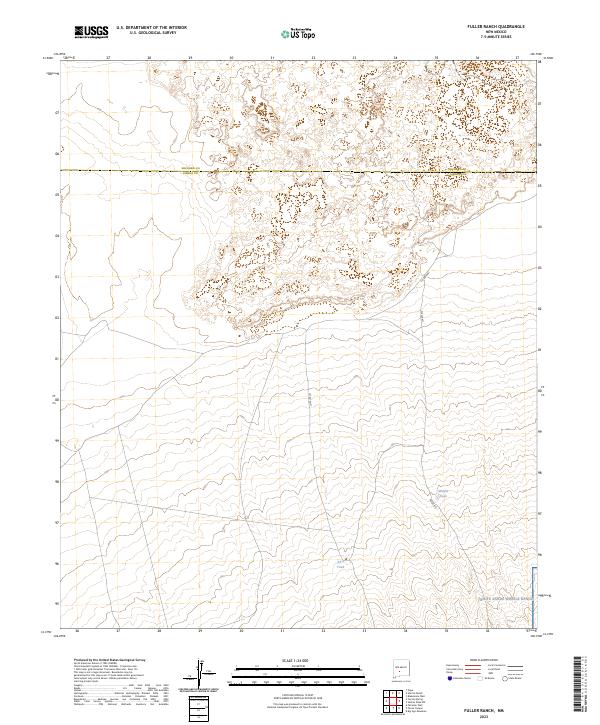 Fuller Ranch topographic map thumbnail